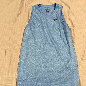 Nike blue dri fit tank size small